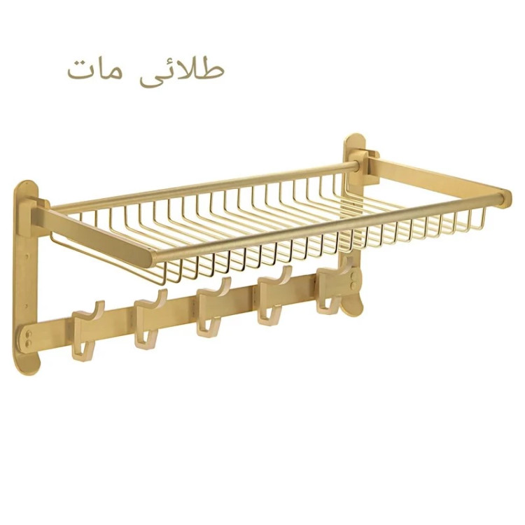 جالباسی حمام آلومینیونی تاشو ۱۰قلاب