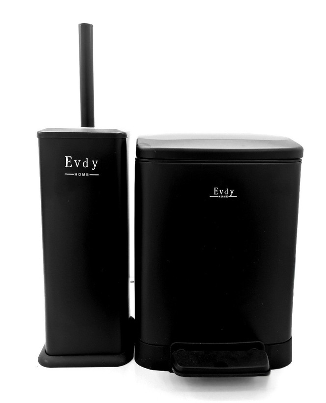 سطل وبرس استیل 3لیتر evdy